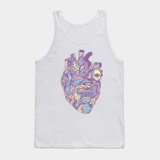 Retro Blend Transparent Heart Tank Top